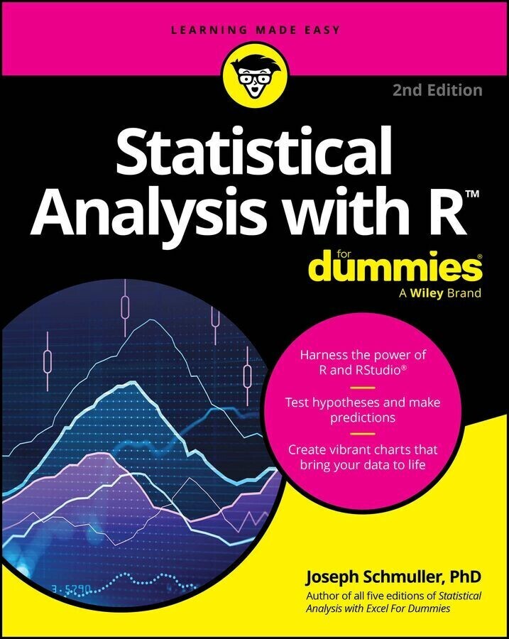 Statistical Analysis with R For Dummies main product photo