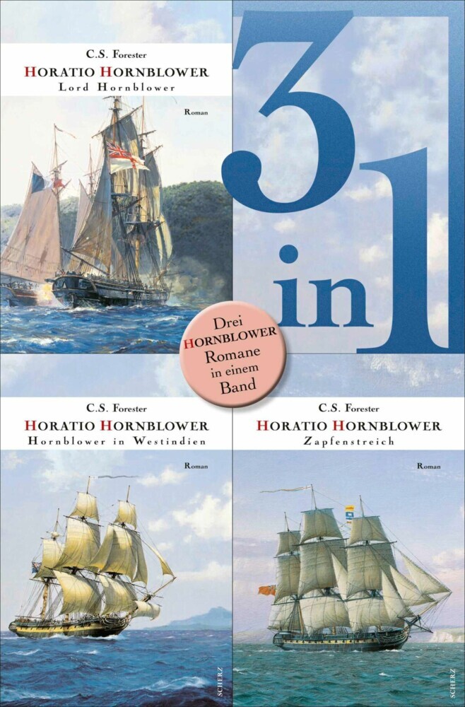 Lord Hornblower / Hornblower in Westindien / Zapfenstreich - Drei Romane in einem Band main product photo