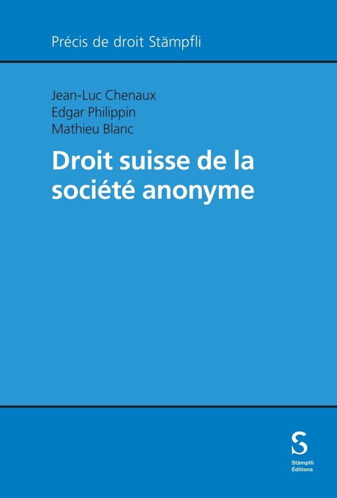 Droit suisse de la société anonyme main product photo
