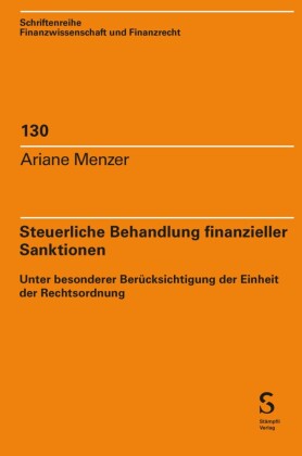 Steuerliche Behandlung finanzieller Sanktionen
