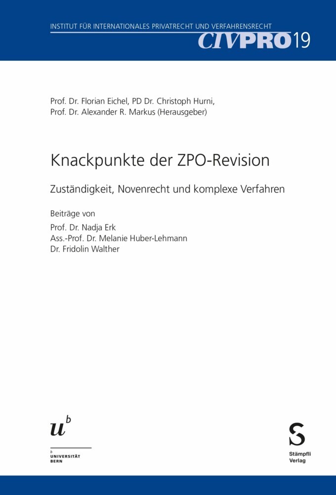 Knackpunkte der ZPO-Revision main product photo
