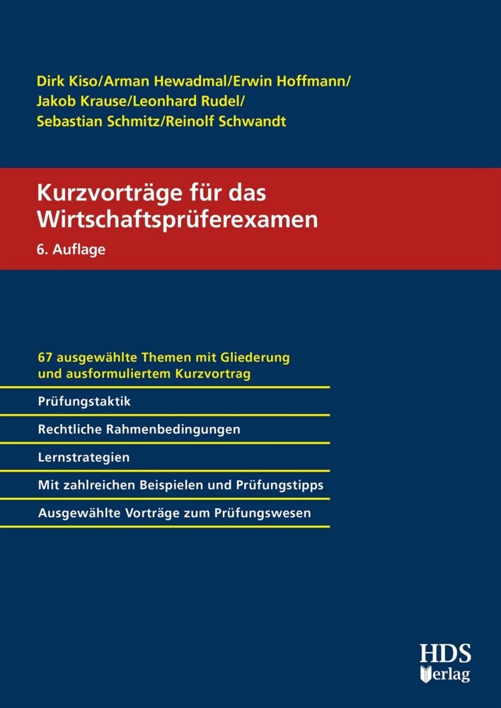 Kurzvorträge für das Wirtschaftsprüferexamen main product photo