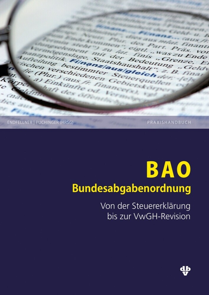 BAO | Bundesabgabenordnung (Ausgabe Österreich) main product photo