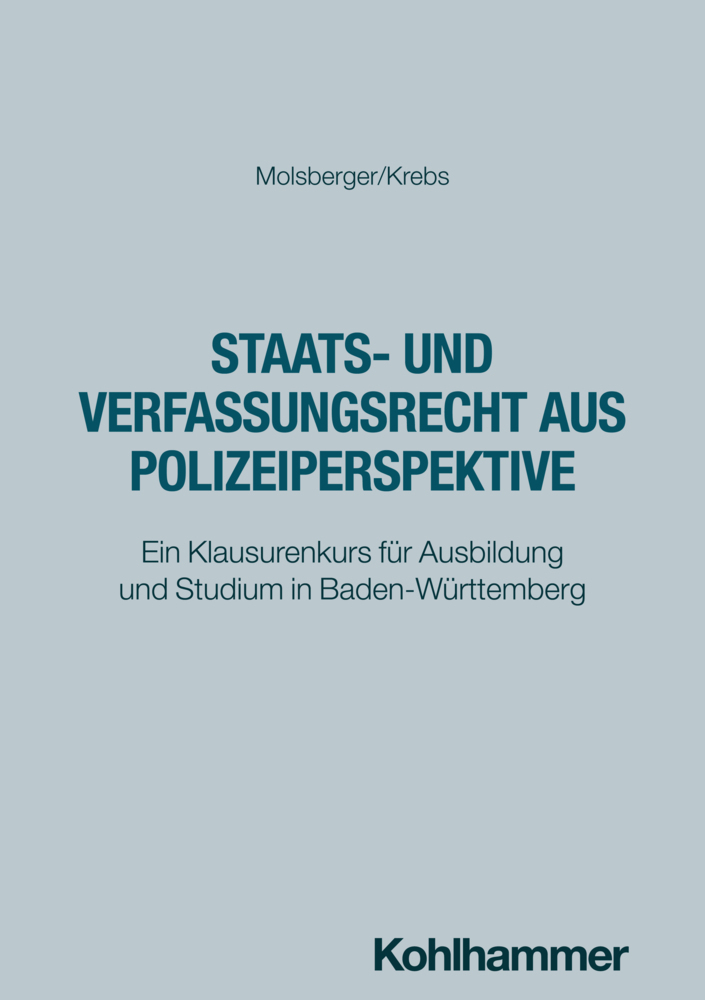 Staats- und Verfassungsrecht aus Polizeiperspektive main product photo