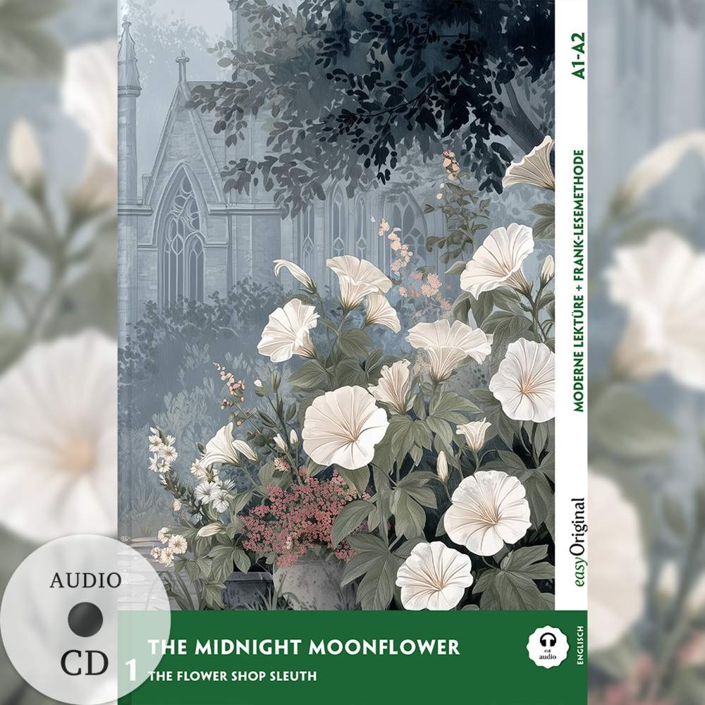 The Midnight Moonflower - Englische Krimi-Lektüre A1-A2 (+ Audio-CD), m. 1 Audio, m. 1 Audio-CD, m. 1 Audio main product photo