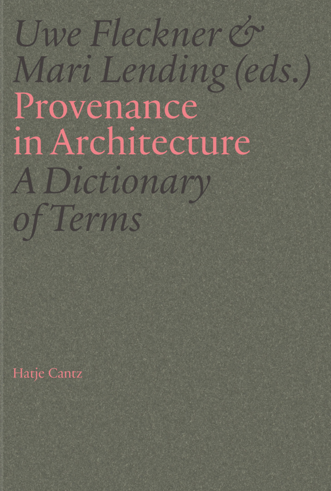 Provenance in Architecture main product photo