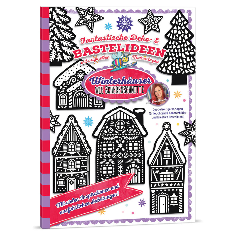 Deko- & Bastelideen - Winterhäuser wie Scherenschnitte main product photo