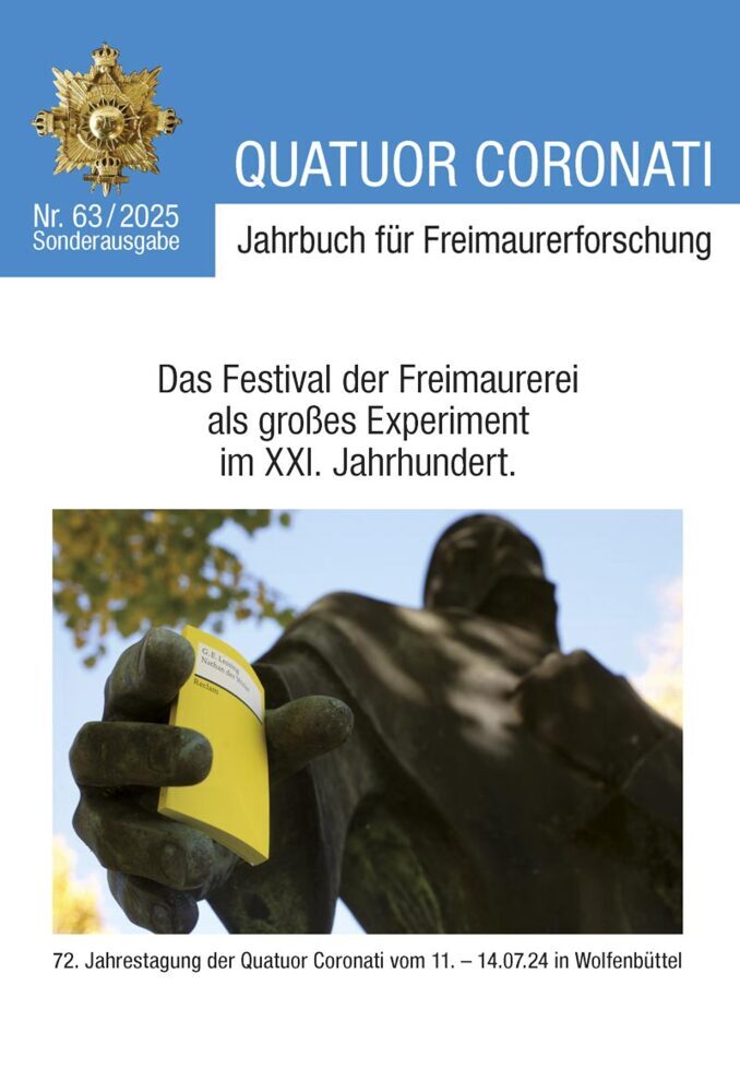 Quatuor Coronati Jahrbuch für Freimaurerforschung Nr. 63/2025 main product photo