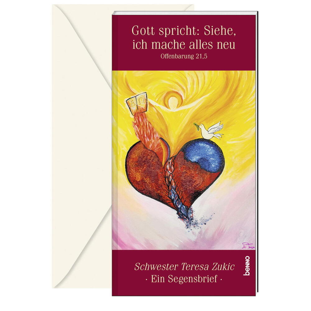Schwester Teresa Segensbrief »Gott spricht: Siehe, ich mache alles neu« Offb 21,5 main product photo