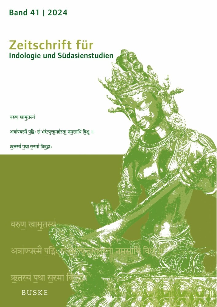 Zeitschrift für Indologie und Südasienstudien, Band 41 (2024) main product photo