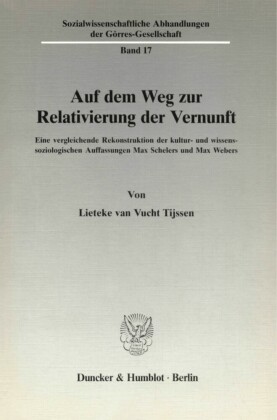 Auf dem Weg zur Relativierung der Vernunft.
