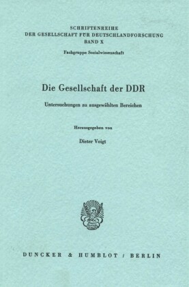 Die Gesellschaft der DDR.