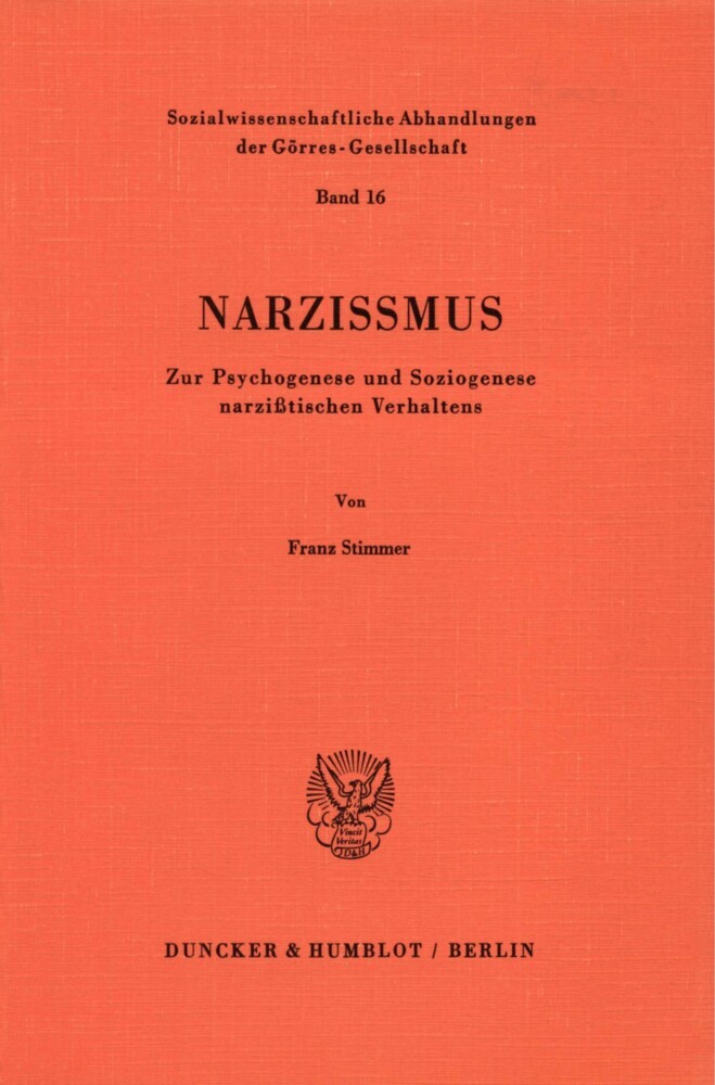 Narzißmus. main product photo