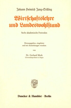 Wirtschaftslehre und Landeswohlstand.
