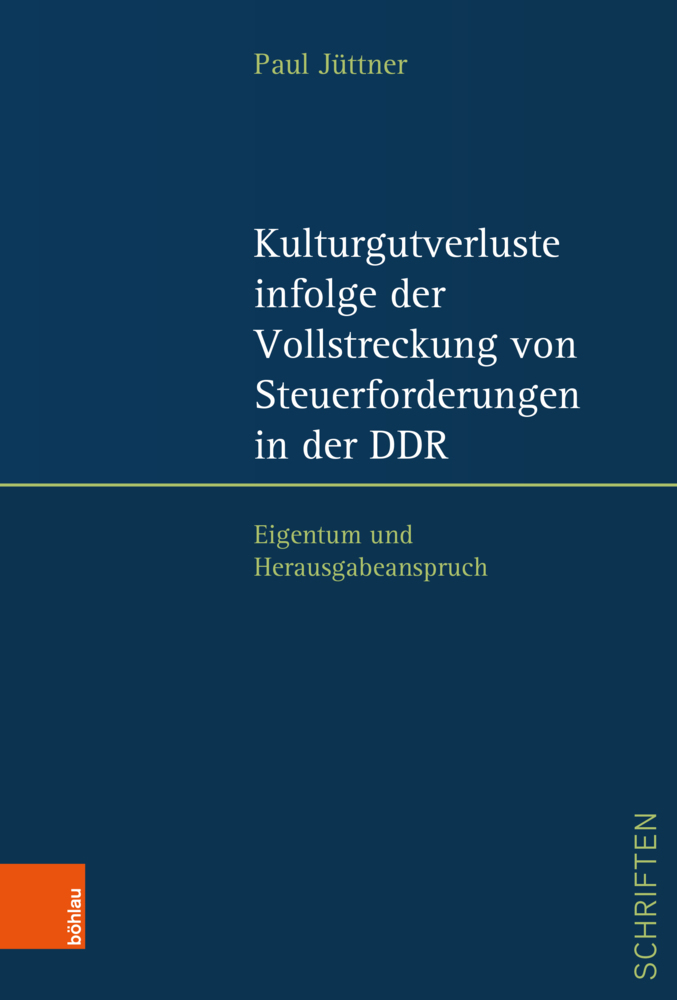 Kulturgutverluste infolge der Vollstreckung von Steuerforderungen in der DDR main product photo