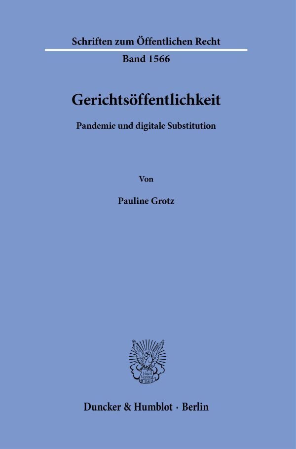 Gerichtsöffentlichkeit main product photo