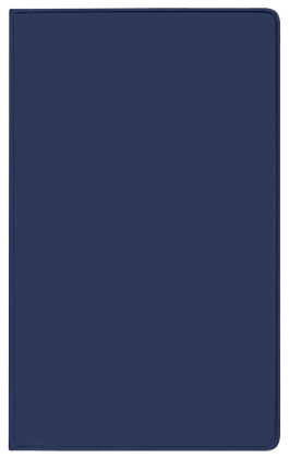 Taschenkalender Pluto geheftet PVC blau 2026