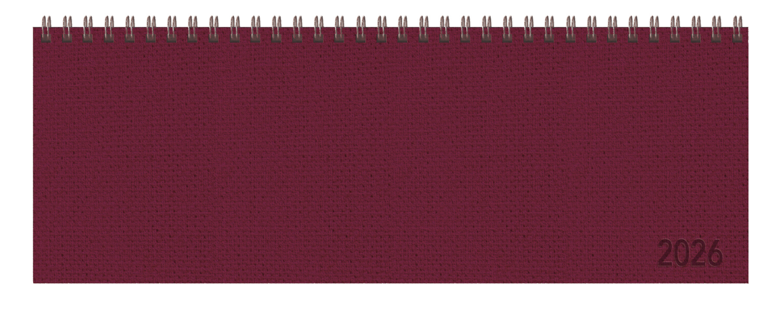 Tischkalender quer Professional Premium 2026 rot main product photo