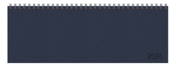 Tischkalender quer Professional Premium 2026 dunkelblau