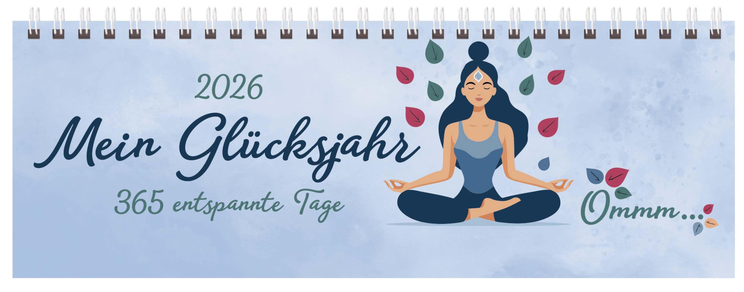 Tischquerkalender Mein Glücksjahr 2026 main product photo