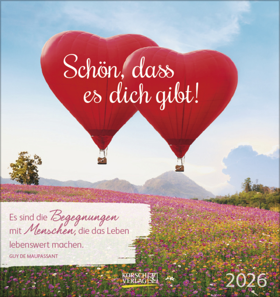 Schön, dass es dich gibt! 2026 main product photo