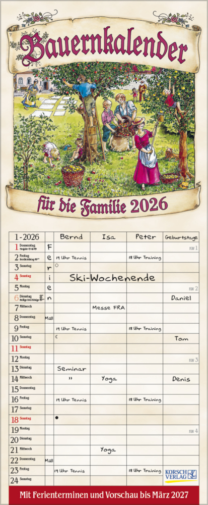 Bauernkalender 2026 main product photo