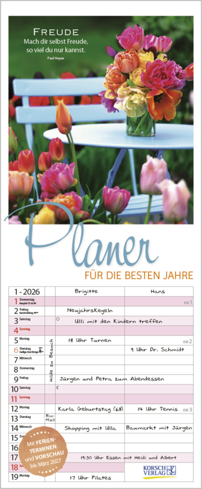 Planer für die besten Jahre 2026 main product photo