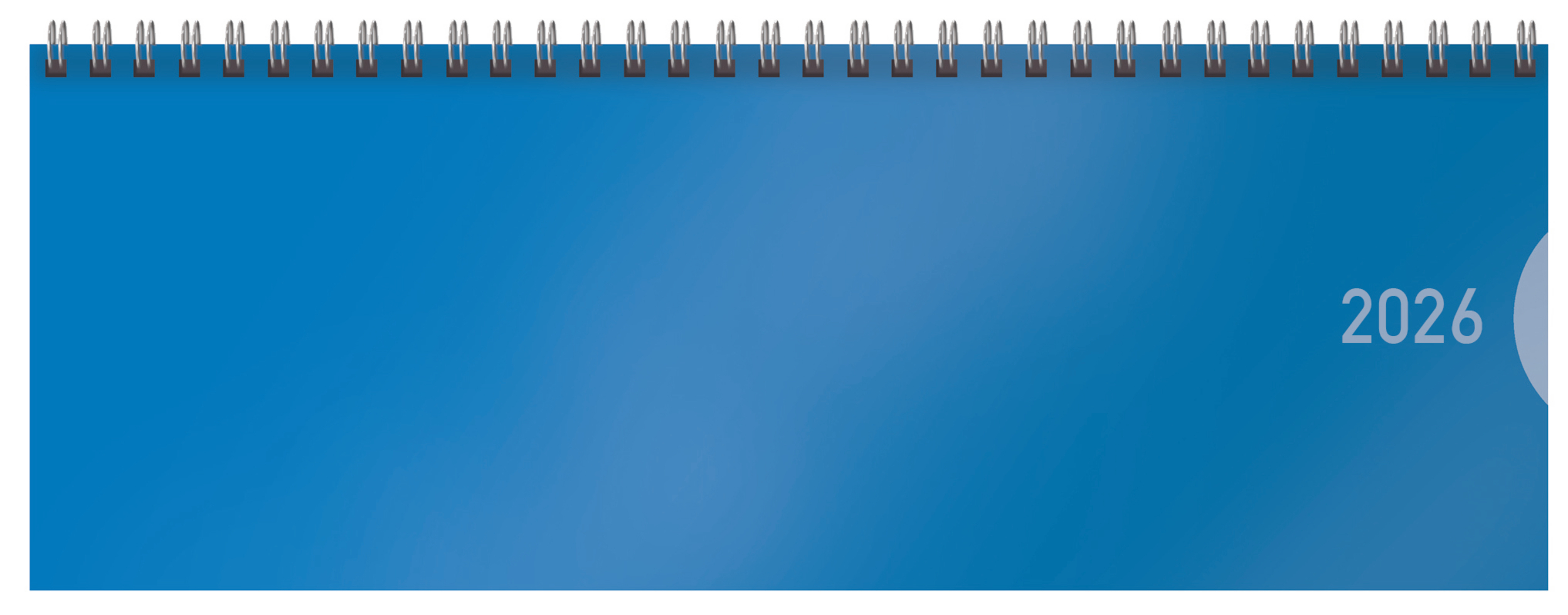 Tischquerkalender Classic Colourlux blau 2026 main product photo