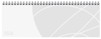Tischkalender quer Professional Colourlux 2026 weiß
