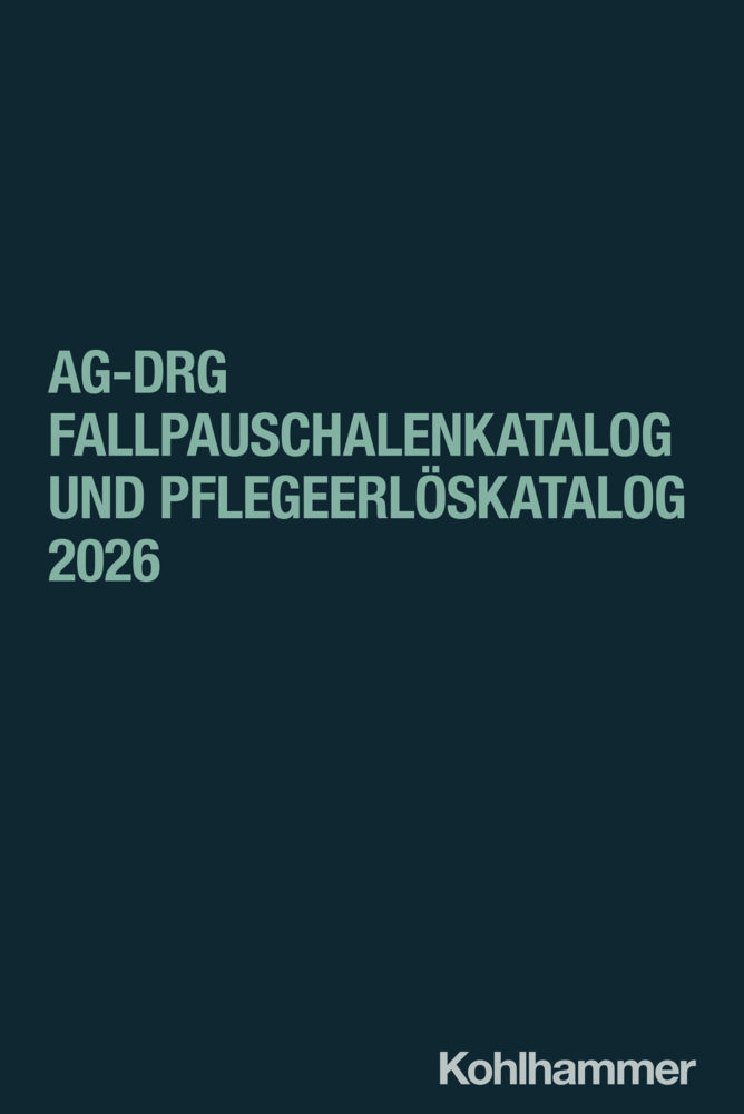 aG-DRG Fallpauschalenkatalog und Pflegeerlöskatalog 2026 main product photo