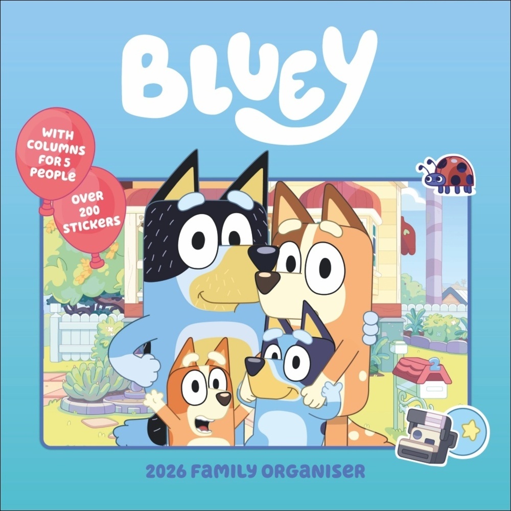 Bluey Familienplaner Broschurkalender 2026 main product photo