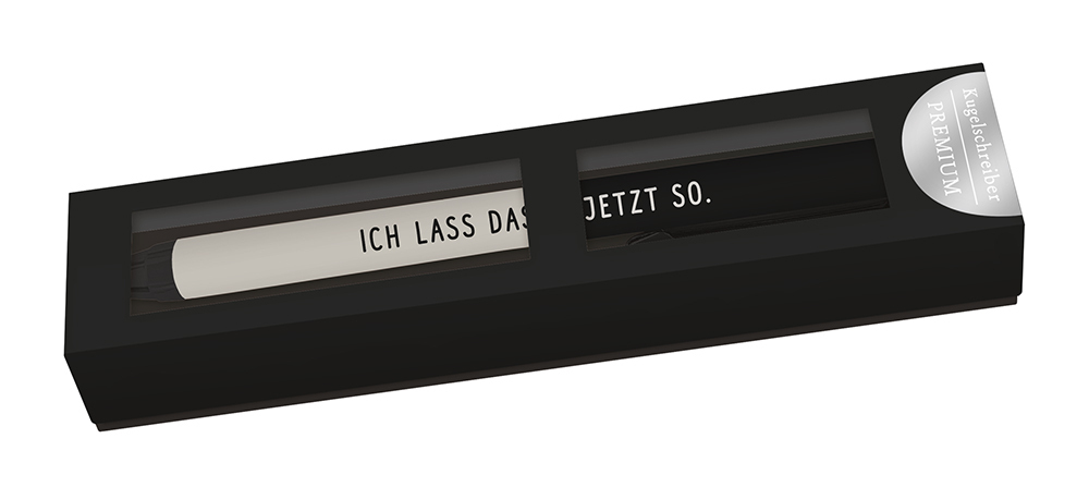 Kugelschreiber Schreibkram Manufaktur Ich lass das jetzt so. main product photo