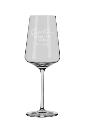 Weinglas Weißwein Genuss & Design Henri Matisse