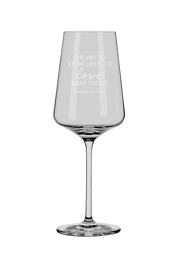 Weinglas Weißwein Genuss & Design Vincent van Gogh main product photo