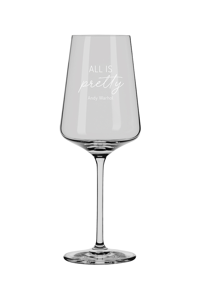 Weinglas Weißwein Genuss & Design Andy Warhol main product photo