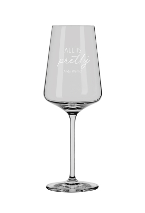 Weinglas Weißwein Genuss & Design Andy Warhol