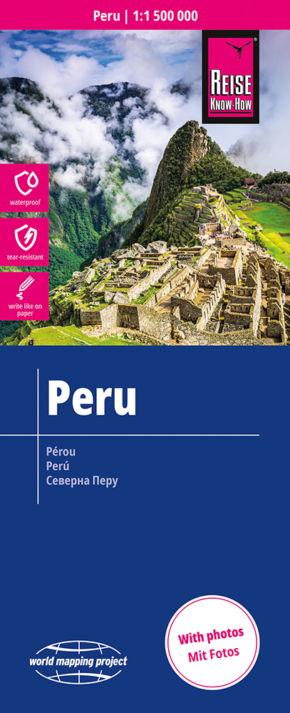 Reise Know-How Landkarte Peru (1:1.500.000) main product photo
