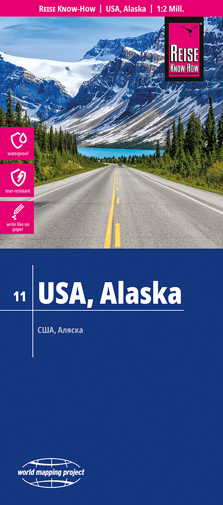Reise Know-How Landkarte USA 11, Alaska (1:2.000.000) main product photo
