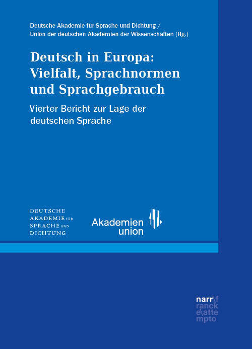 Deutsch in Europa. Vielfalt, Sprachnormen und Sprachgebrauch main product photo