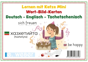 Grundwortschatz DAZ Wort-Bild-Karten Deutsch-Englisch-Tschetschenisch