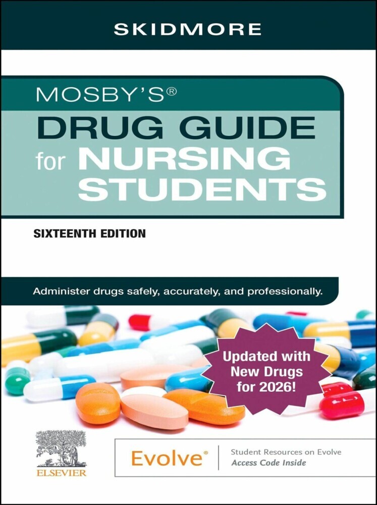 Mosby's Drug Guide for Nursing Students with 2026 Update - E-Book main product photo