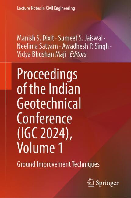 Proceedings of the Indian Geotechnical Conference (IGC 2024), Volume 1 main product photo