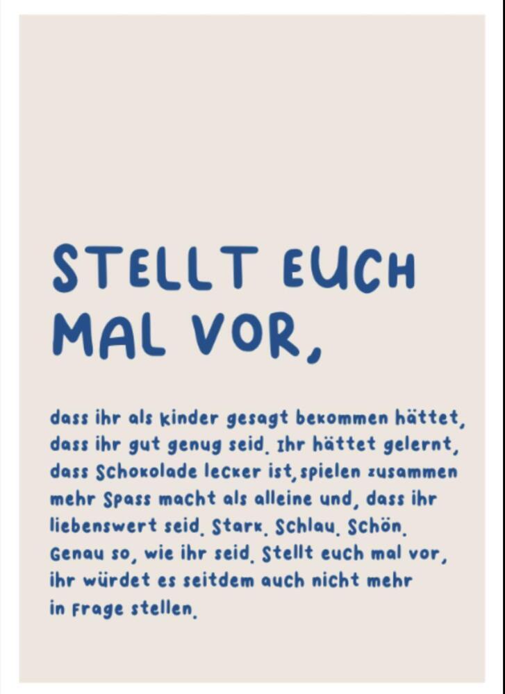 Poster Stellt euch mal vor - 50x70 main product photo