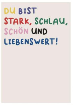 Poster Liebenswert Bunt - 30x40