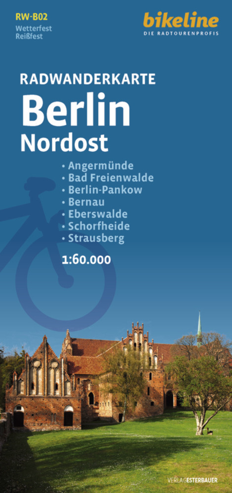 Radwanderkarte Berlin Nordost RW-B02 main product photo
