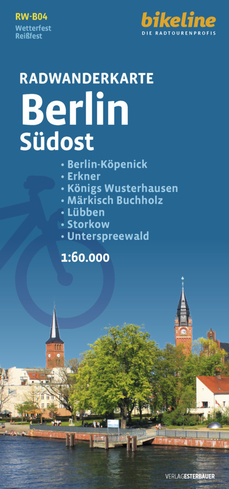 Radwanderkarte Berlin Südost RW-B04 main product photo