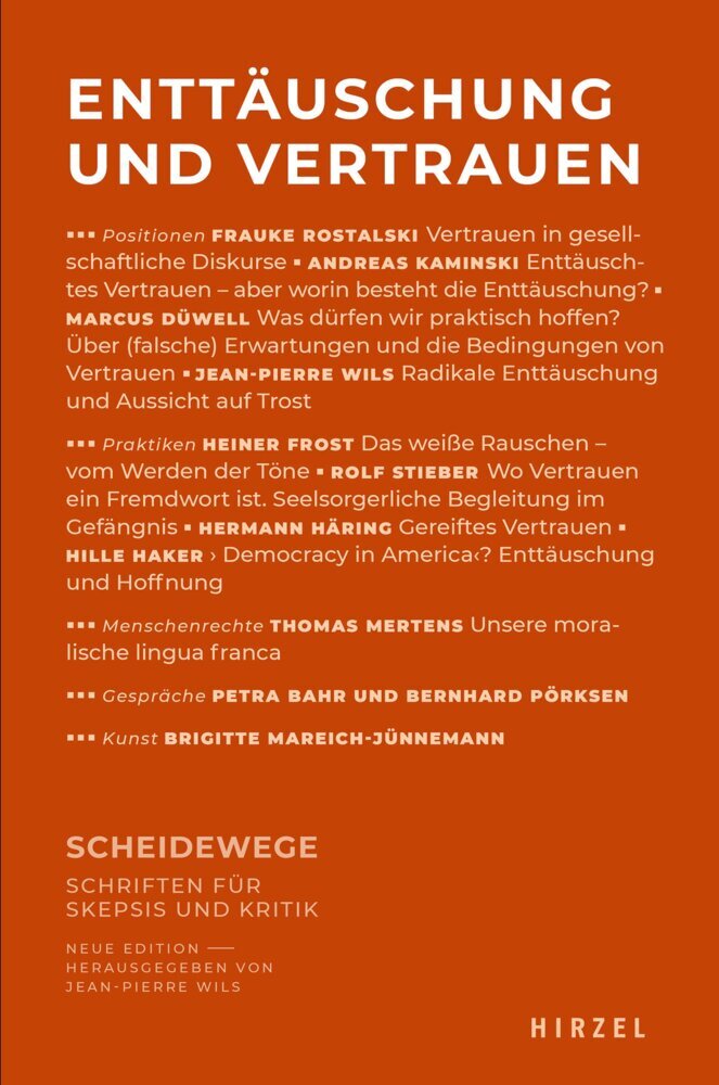 Enttäuschung und Vertrauen main product photo