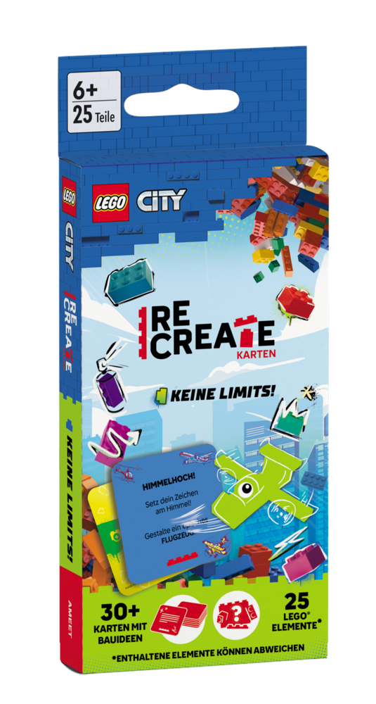LEGO® City - ReCreate Karten - Keine Limits!, m. 1 Beilage main product photo