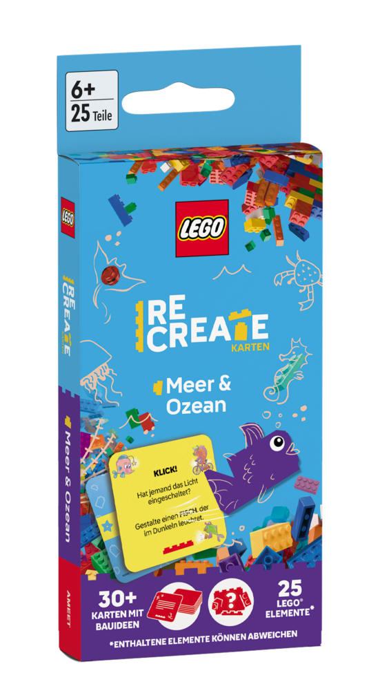 LEGO® - ReCreate Karten - Meer & Ozean, m. 1 Beilage main product photo