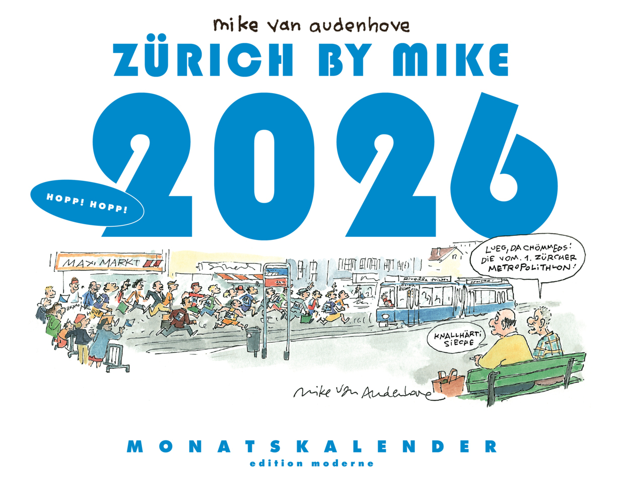 Zürich by Mike, Monatskalender 2026 main product photo